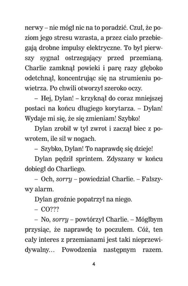 Charlie przemienia się w T-Rexa