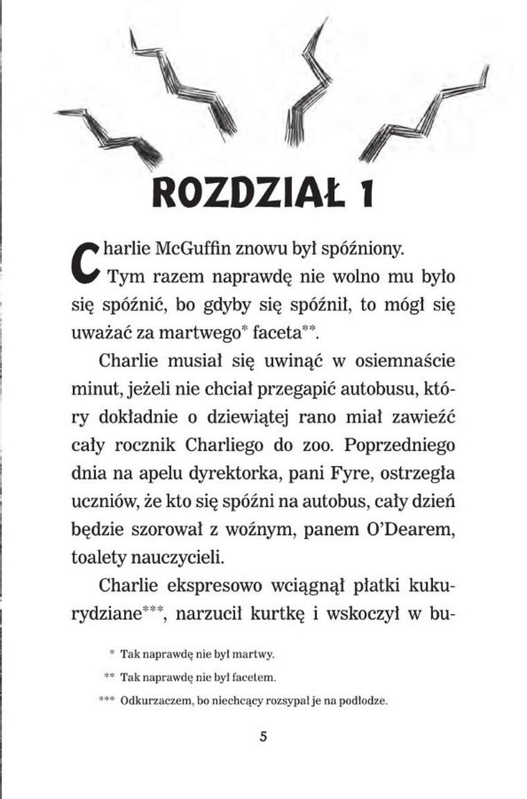 Charlie przeobraża się w mamuta