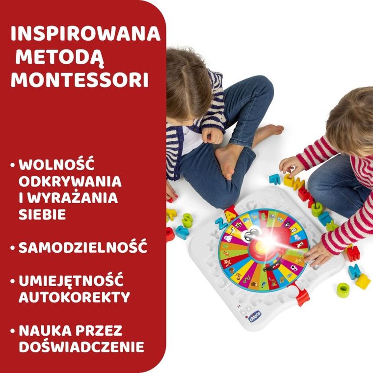 Chicco, Baby Prof, dwujęzykowa zabawka edukacyjna