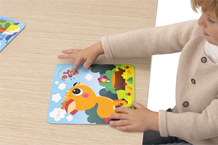 Chicco, Baby Sense & Focus, zestaw pierwszych puzzli