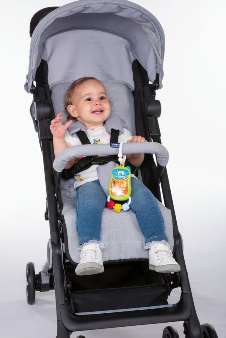 Chicco, Baby Senses, telefon Piesek, grzechotka, zabawka interaktywna