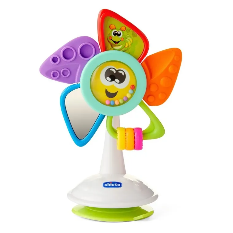 Chicco, Baby Senses, wiatraczek z przyssawką, zabawka sensoryczna