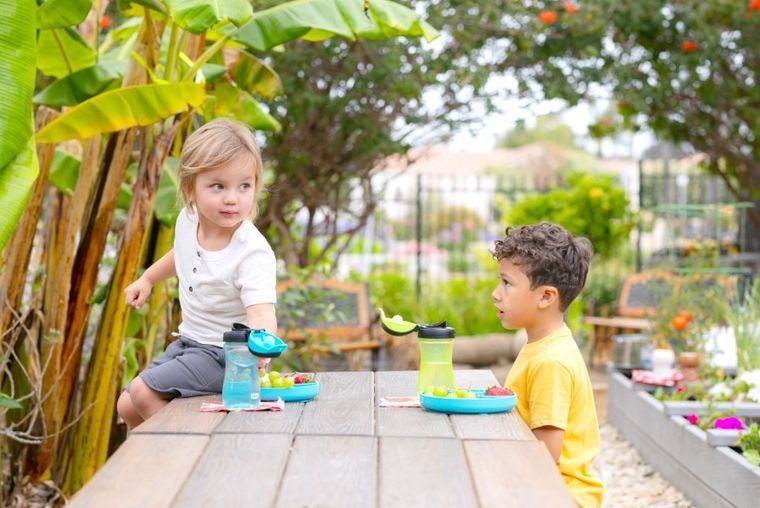 Chicco, bidon, zielony, 350 ml, 2l+