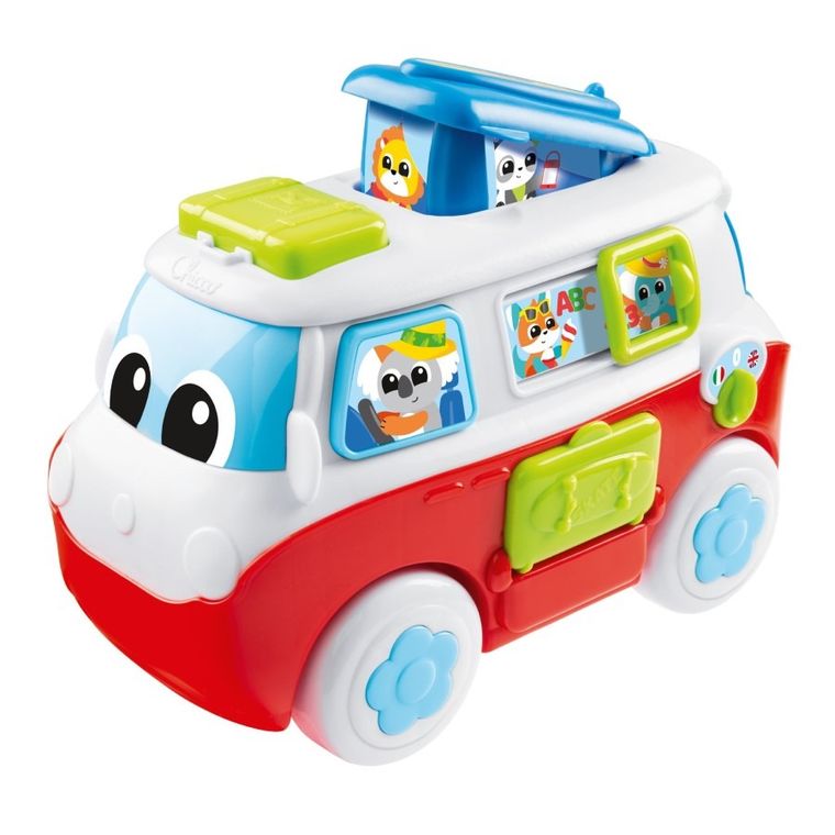 Chicco, Bilingual abc, Wesoły Kamper, zabawka dwujęzyczna