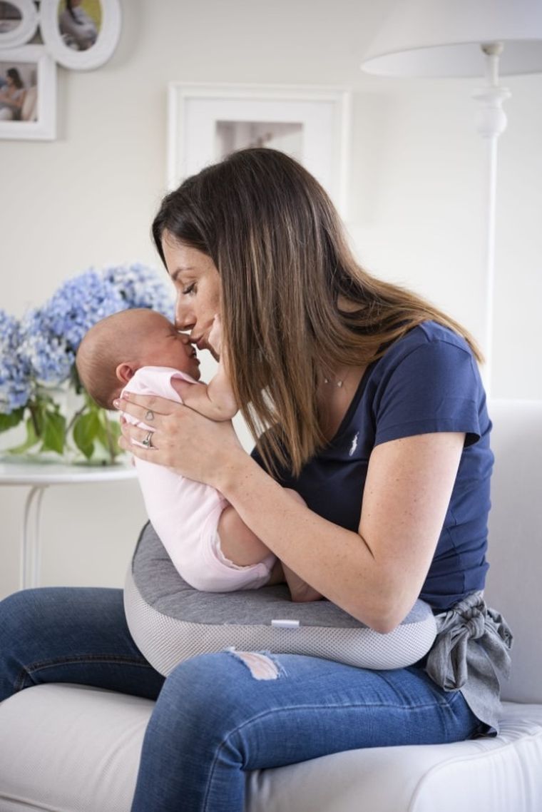 Chicco, Boppy Anywhere, poduszka do karmienia, Grey