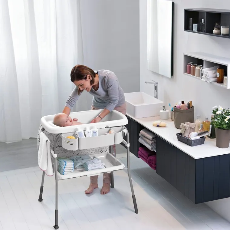 Chicco, Cuddle&Bubble, wanienka z przewijakiem, Dots
