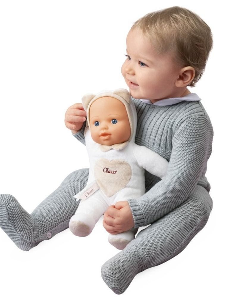 Chicco, Dolls, Moja Pierwsza Lalka, lalka bobas, beżowa