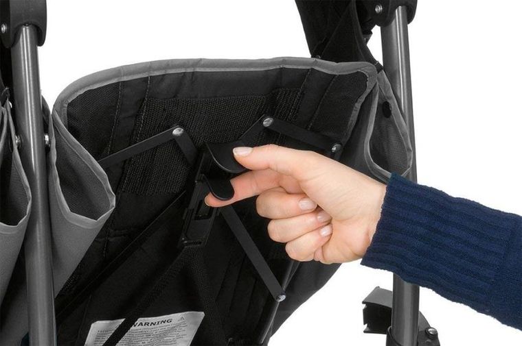 Chicco, Echo, wózek bliźniaczy, Coal