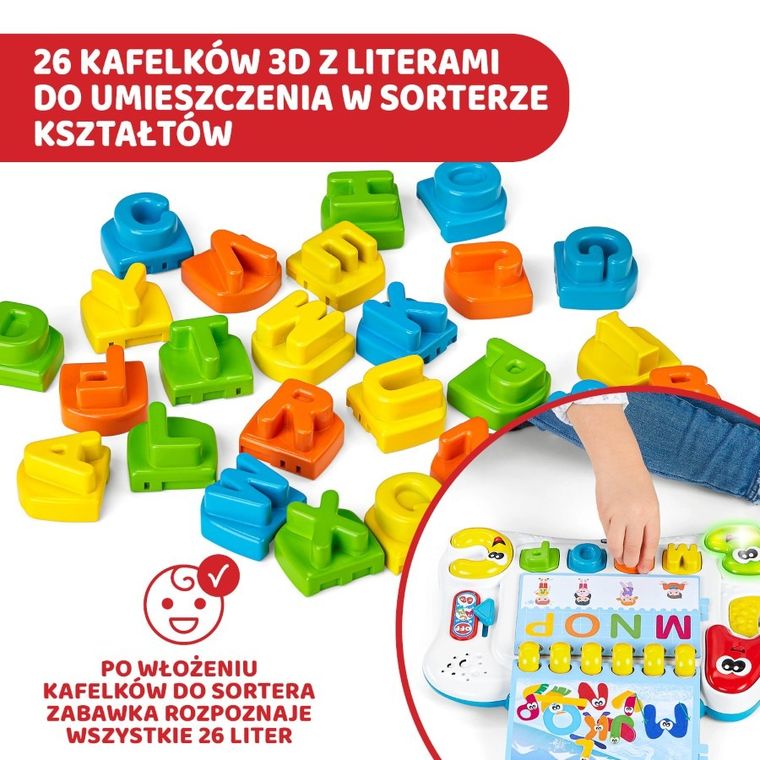 Chicco, Edu4you, wesoły alfabet, powiedz i pokaż, zabawka edukacyjna
