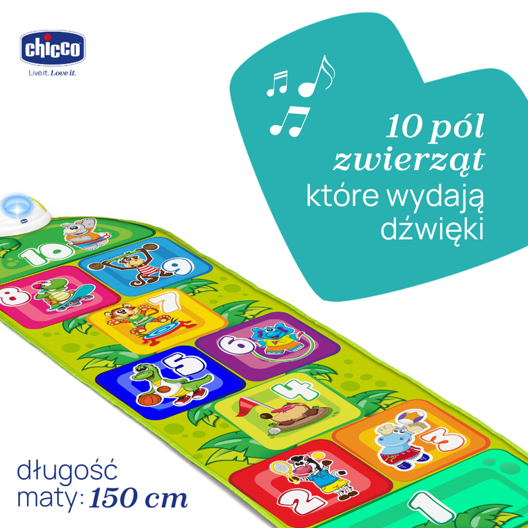 Chicco, Fit&Fun, elektroniczna mata do gry w klasy