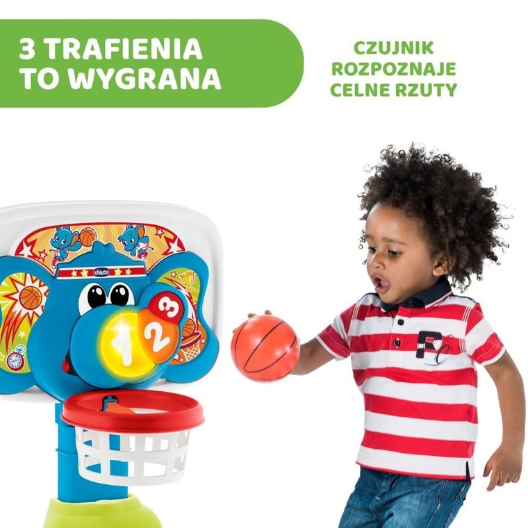 Chicco, Fit&Fun, Koszykówka 123, zabawka interaktywna