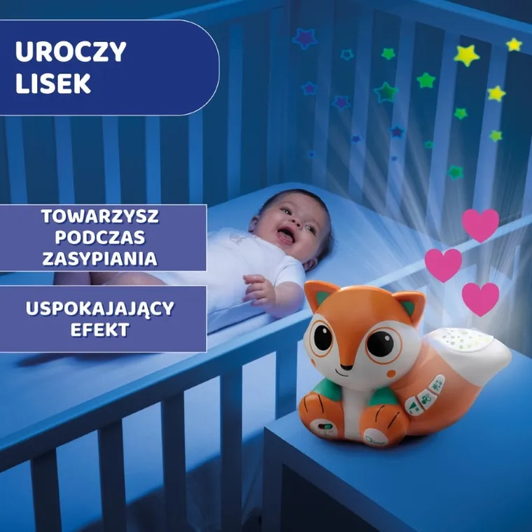 Chicco, Magic Forest, kolorowy projektor Foxy