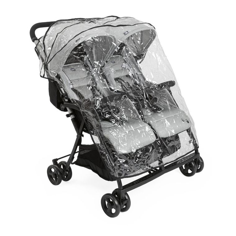Chicco, Ohlalà Twin, wózek bliźniaczy, Silver Cat