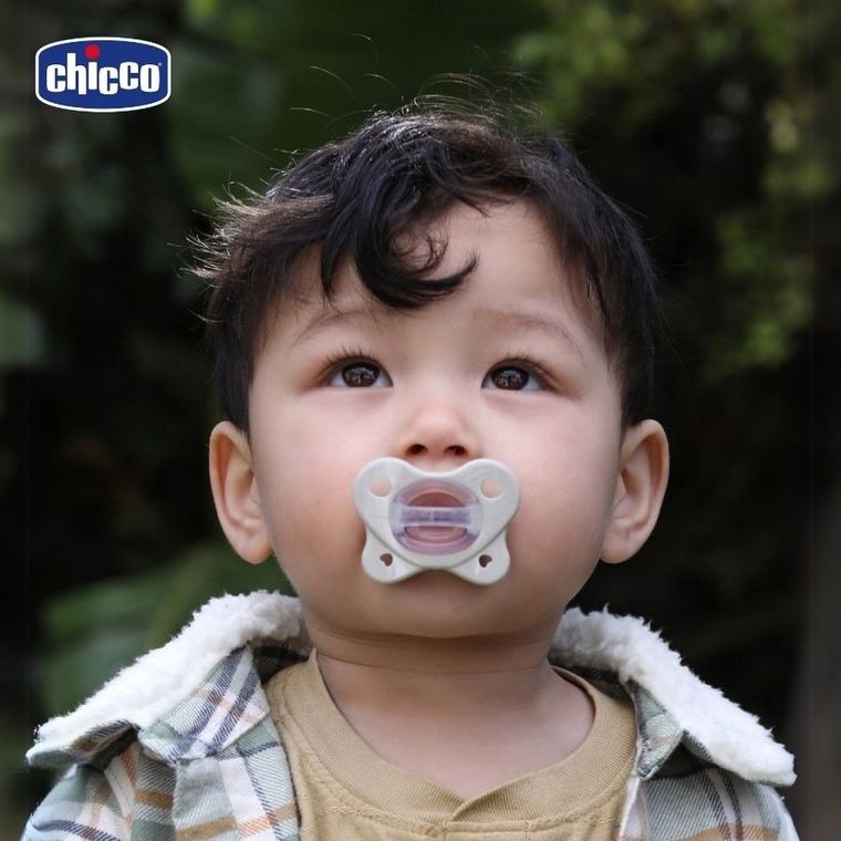 Chicco, PhysioForma Dual Soft, smoczek uspokajający, silikonowy, różowy, 2-6m, 2 szt.