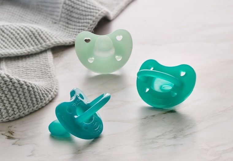 Chicco, PhysioForma Soft, smoczek uspokajający, silikonowy, niebieski, 2-6m, 2 szt.