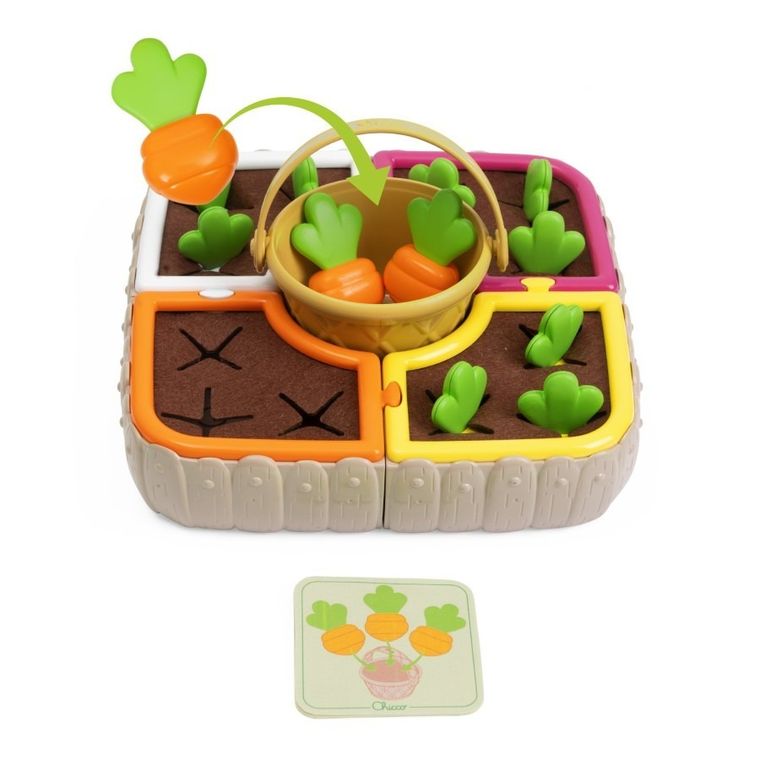 Chicco, Smart2Play, Warzywny Ogród, gra edukacyjna, 21 elementów