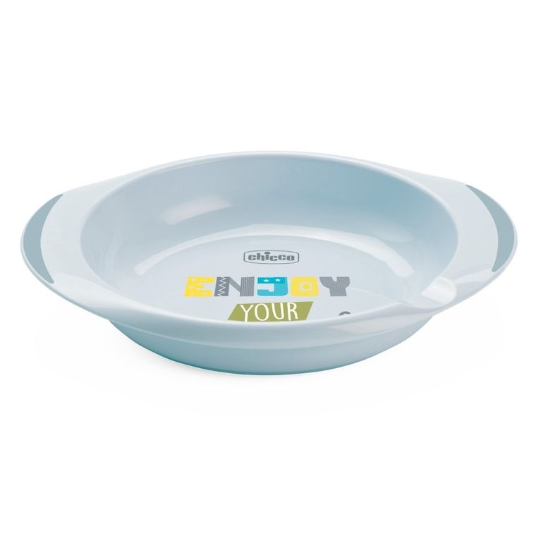 Chicco, zestaw 2 talerzy, zielony, 12m+