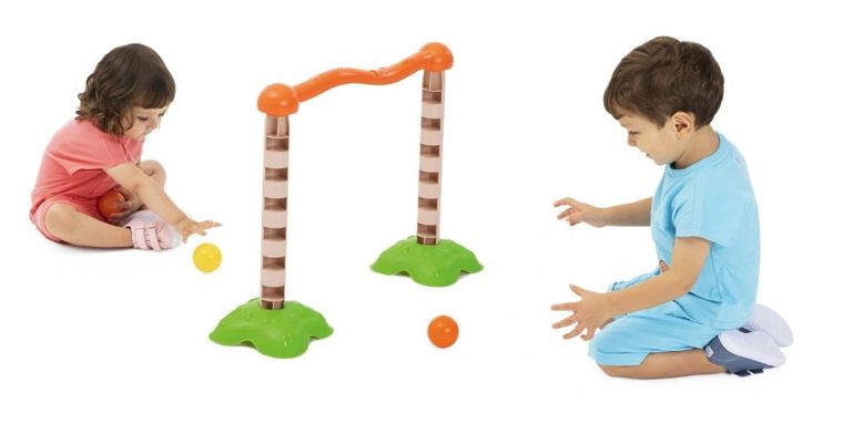 Chicco, zestaw gimnastyczny, 18 elementów