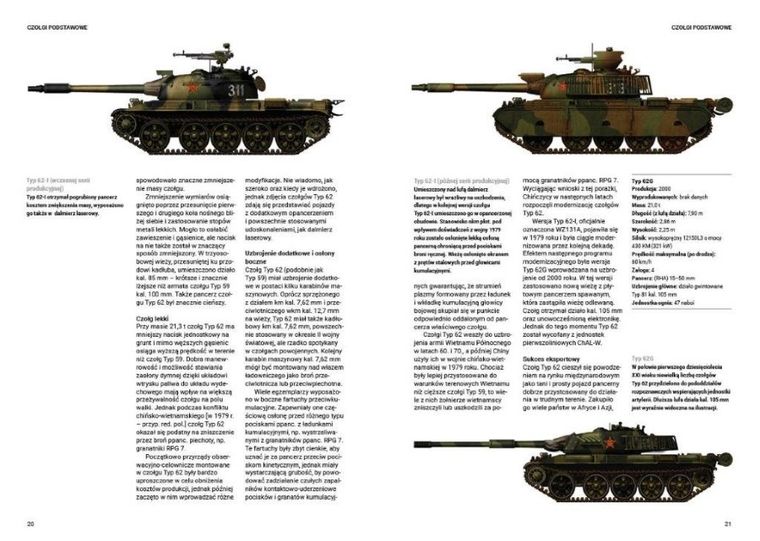 Chińskie czołgi i opancerzone wozy bojowe od 1950 do współczesności\