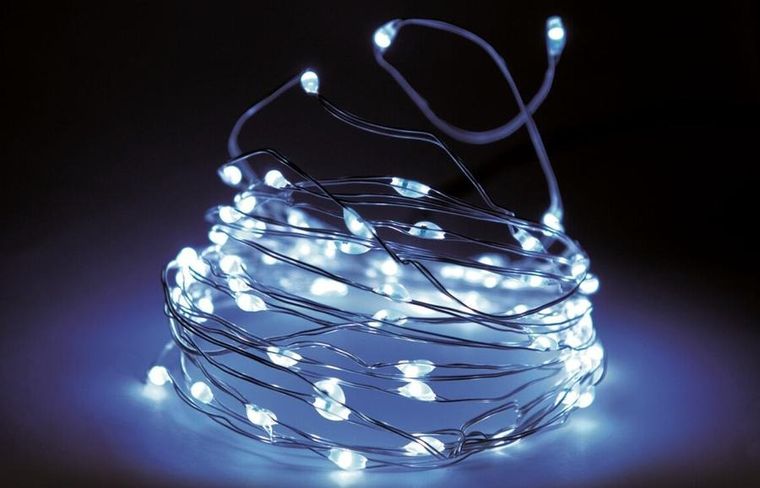 Christmas Decoration, lampki druciki, girlanda, zimny biały, 240 LED