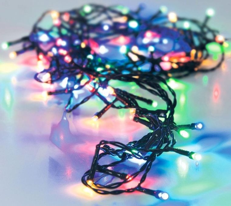 Christmas gifts, lampki choinkowe, łańcuch świetlny, 120 led multikolor