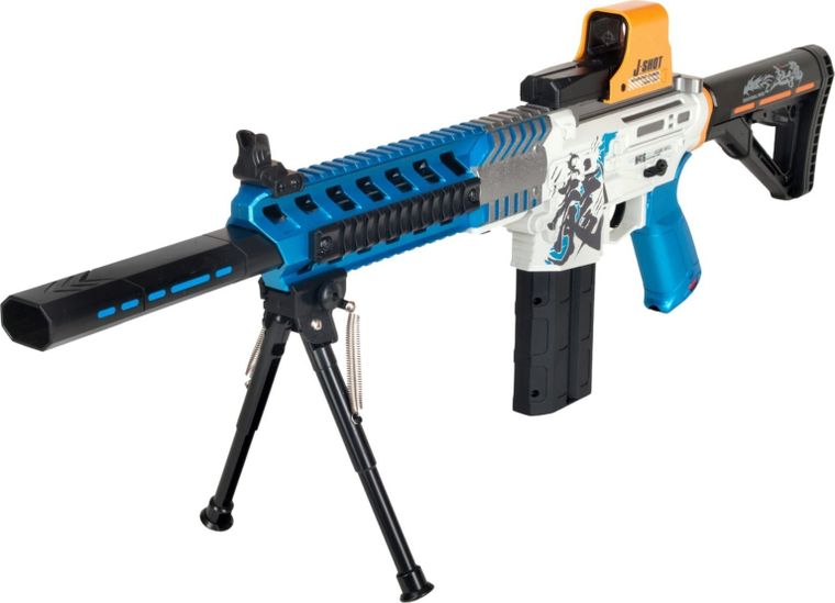 Ciuciubabka, Galactic Blasters, Nacierajacy mocarz, elektryczny pistolet na strzałki piankowe