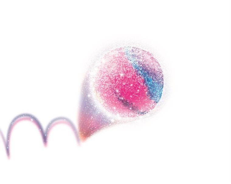 Clementoni, brokatowe piłeczki, zestaw kreatywny