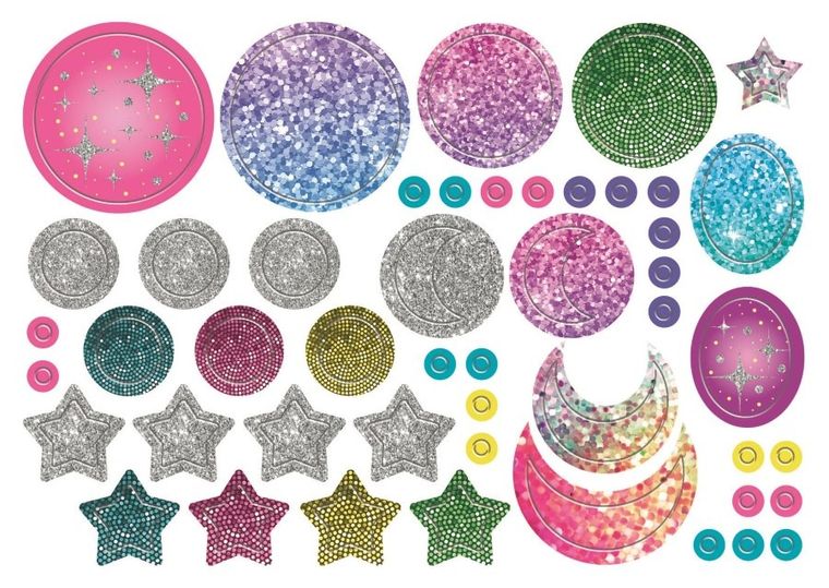 Clementoni, Crazy Chic, Kolorowe medaliony, zestaw kreatywny