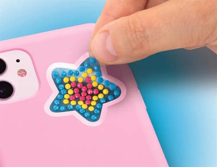 Clementoni, Idea, laboratorium ozdób, zestaw do tworzenia naklejek z kryształkami