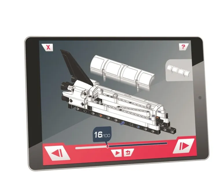 Clementoni, Naukowa Zabawa, NASA, Laboratorium mechaniki, Prom kosmiczny, zestaw konstrukcyjny