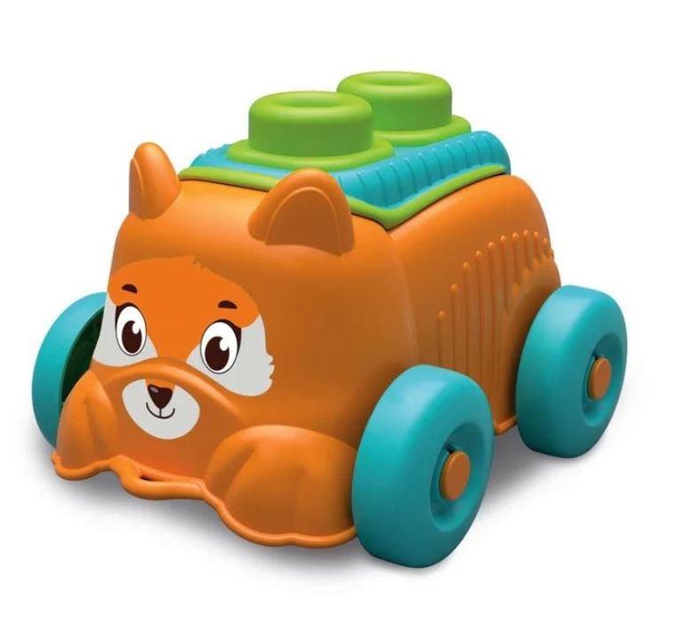 Clementoni, Soft Clemmy, Sensoryczny szczeniak, pojemnik do przenoszenia klocków