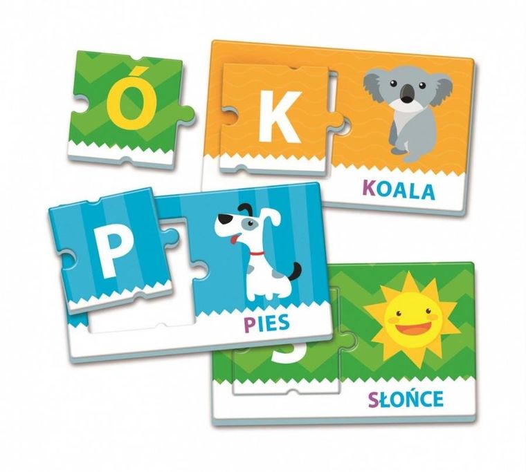 Clementoni, Uczę się bawiąc, Alfabet, karty edukacyjne