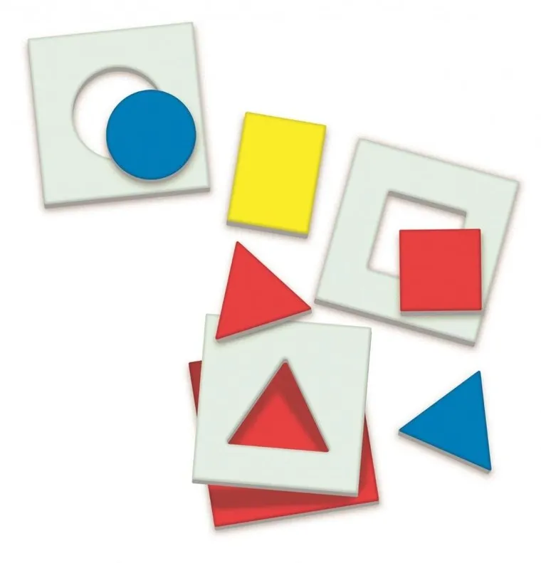 Clementoni, Uczę się bawiąc, Kształty i kolory, układanka edukacyjna