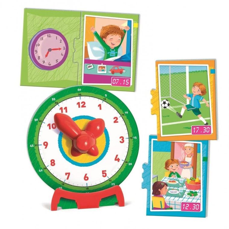 Clementoni, Uczę się bawiąc, Która jest godzina? gra edukacyjna