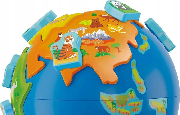 Clementoni, Uczę się bawiąc, Mój pierwszy globus, zabawka interaktywna, średnica 20 cm