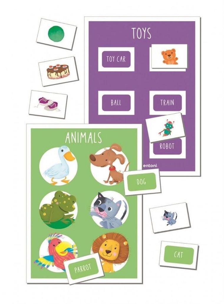 Clementoni, Uczę się bawiąc, Uczę się angielskiego, gra edukacyjna