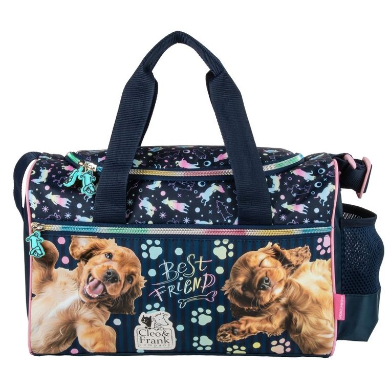 Cleo i Frank, torba podróżna, Pies, 35-21-15 cm