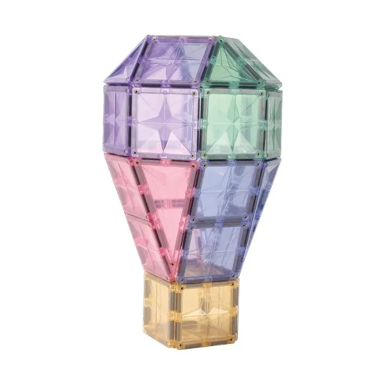 Cleverclixx, Large Creative Pack Pastel, klocki magnetyczne, 125 elementów