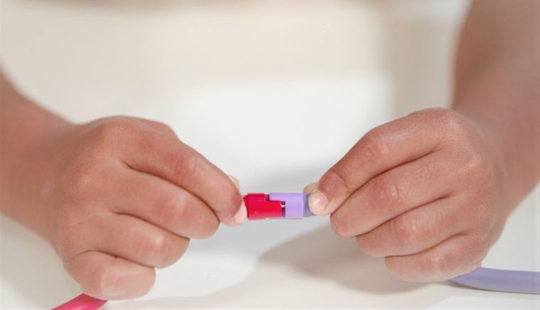 Clics, Spaghetteez, miękkie patyczki konstrukcyjne, 70 elementów