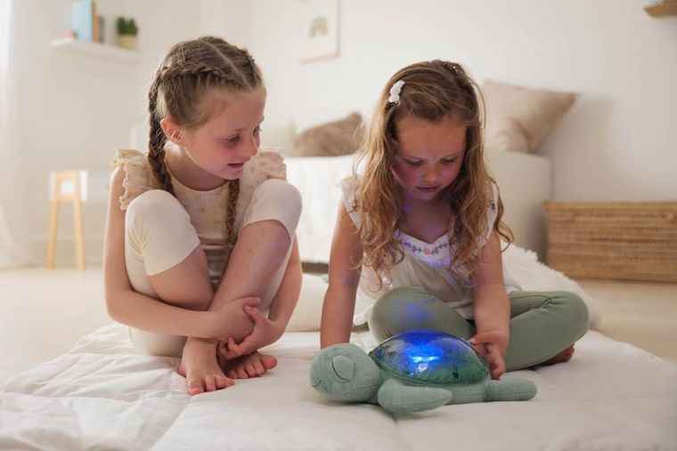 Cloud B, Tranquil Turtle, Żółw podwodny, projektor z pozytywką, zielony