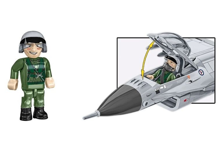Cobi, Armed Forces, F-16AM Fighting Falcon, klocki, 1:48, 495 elementów