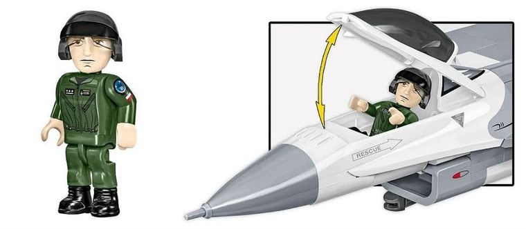 Cobi, Armed Forces, F-16C Fighting Falcon, klocki, 1:48, 463 elementy