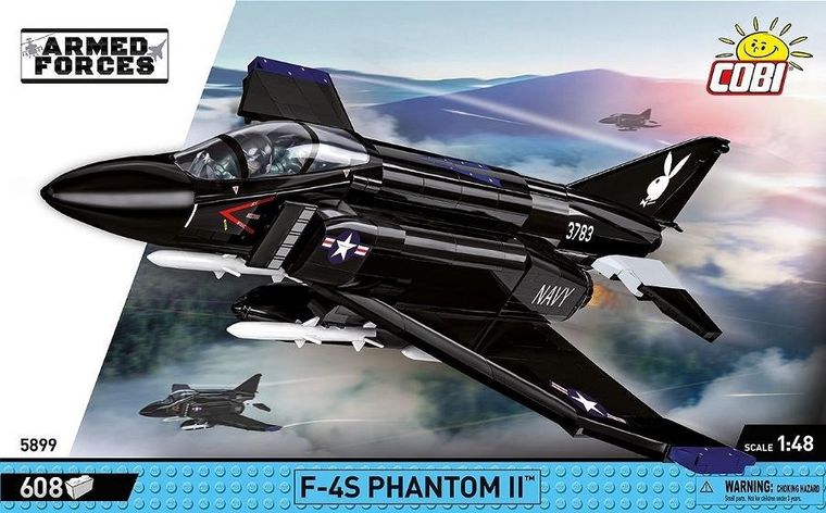 Cobi, Armed Forces, F-4S Phantom II Black Bunny, klocki, 608 elementów