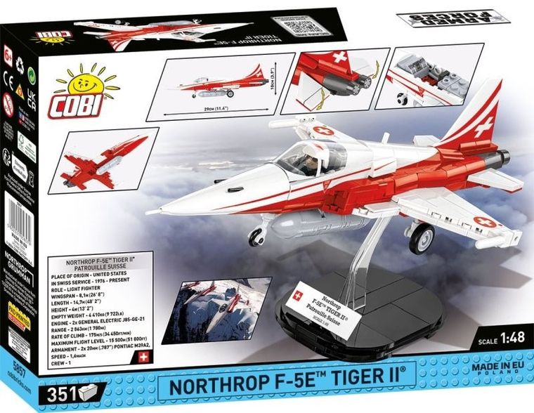 Cobi, Armed Forces Northrop F-5E Tiger II, 351 klocków