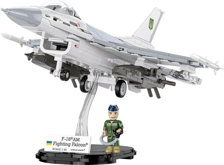 COBI, Armed Forces, Samolot wielozadaniowy F-16AM, Fighting Falcon UA, 500 klocków