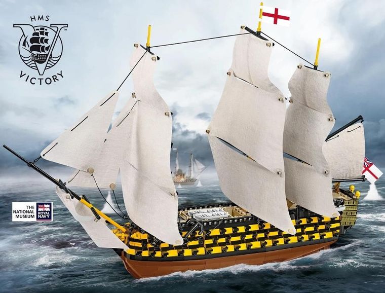 Cobi, Historical Collection, Napoleonic Wars, HMS Victory, klocki, 1:144, 2517 elementów