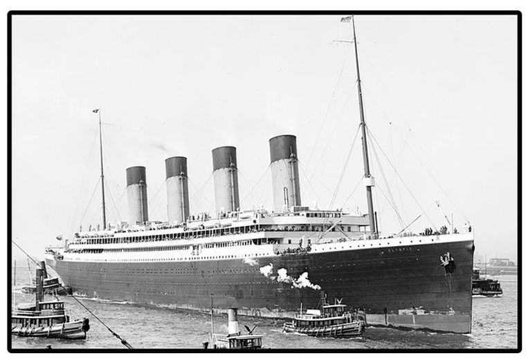 Cobi, Historical Collection, R.M.S. Olimpic, klocki, 1:700, 595 elementów