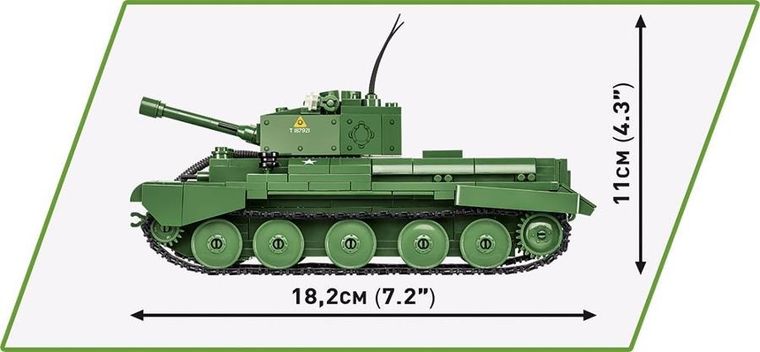 Cobi, Historical Collection, World War II, Cromwell Mk.IV, klocki, 1:35, 545 elementów