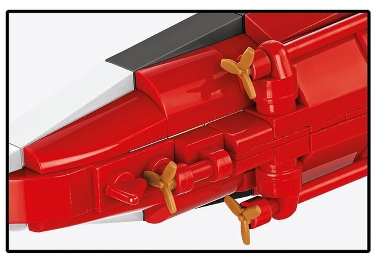 Cobi, Historical Collection, WWII, Battleship Tirpitz, klocki, 1:700, 593 elementy