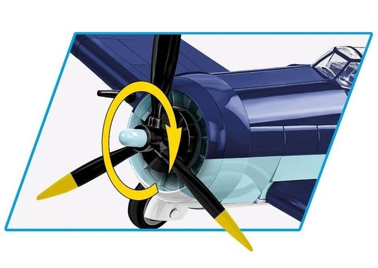 Cobi, Historical Collection WWII, Grumman F6F Hellcat, klocki, 235 elementów